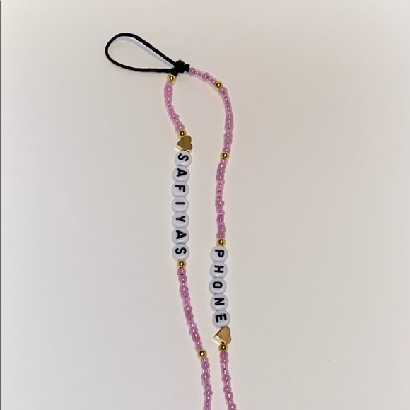 Custom Beaded Phone Strap | Y2K | Accessory - Picture 4 of 5